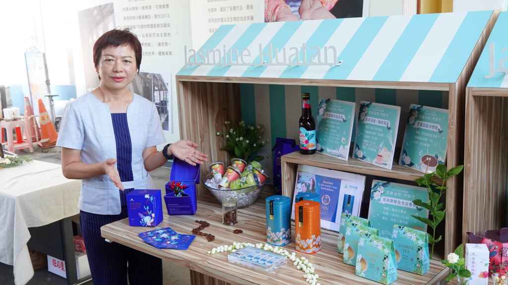 ▲花壇鄉農會總幹事顧碧琪表示,將以「茉莉夏賞‧豐韻季」及「彰化竹筍節」兩大主軸,透過創新多元活動,讓民眾體驗茉莉與竹筍的無窮魅力。(記者林明佑攝)