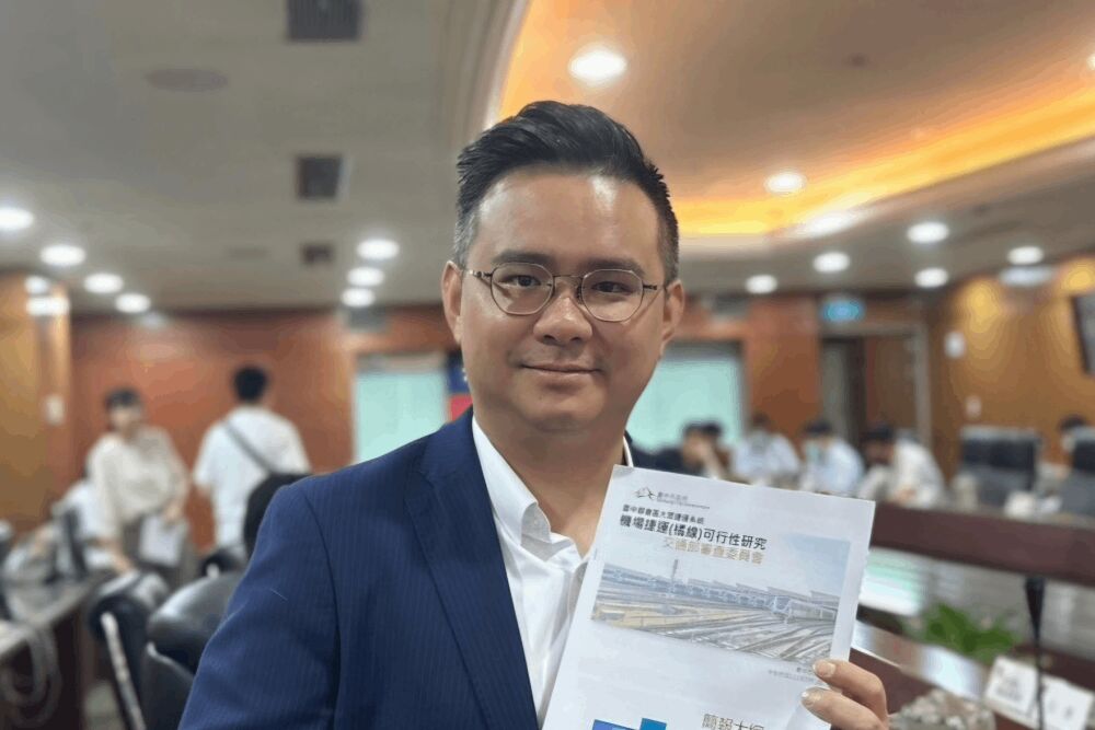指台中一條捷運不夠 黃健豪:構成路網才能真正解決交通問題 232 照片來源:立法委員黃健豪國會辦公室
