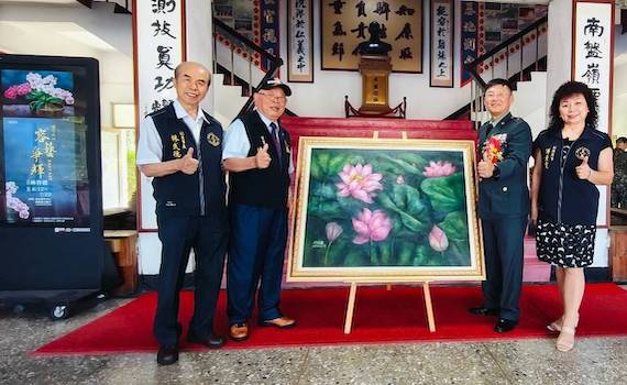 陽光男孩林容德將藝術帶入軍中 舒展南測中心官兵身心靈