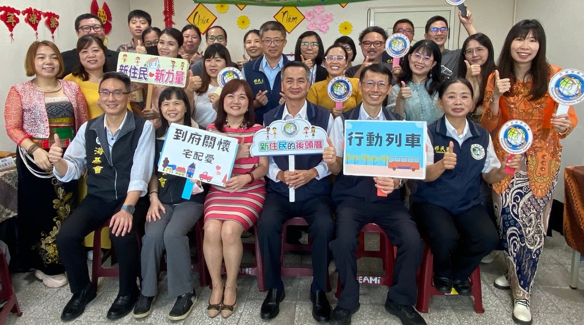 移民署行動列車開往桃花源 傾聽桃園感人「新」故事