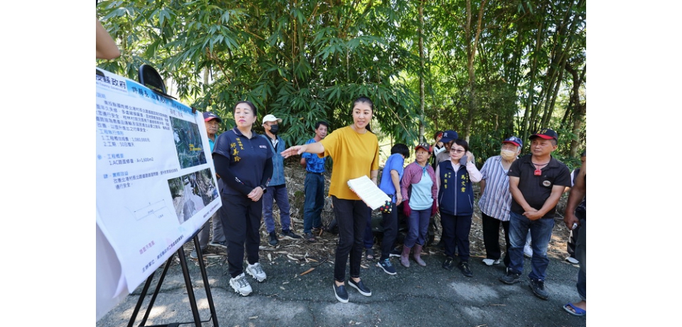 南投縣政府斥資約1700萬元 改善國姓草屯多處道路及護岸