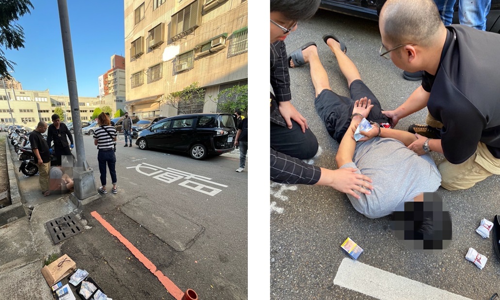 ▲圖說：施姓藥頭倒車衝撞拒捕，遭員警強勢破窗逮捕               （圖／台中市政府提供）