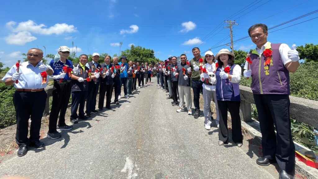 ▲芳苑鄉公所於今天舉行「文津3橋改善工程」動土典禮,將為鄉內居民提供更加安全、便捷的交通環境。(芳苑鄉公所提供)