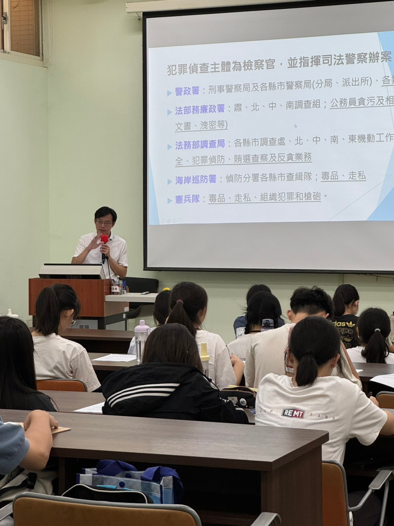 雲林縣府政風處結合中興大學推廣校園廉潔教育