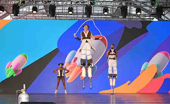 宜蘭童玩節開幕 世界冠軍團隊特技馬戲吸睛亮眼