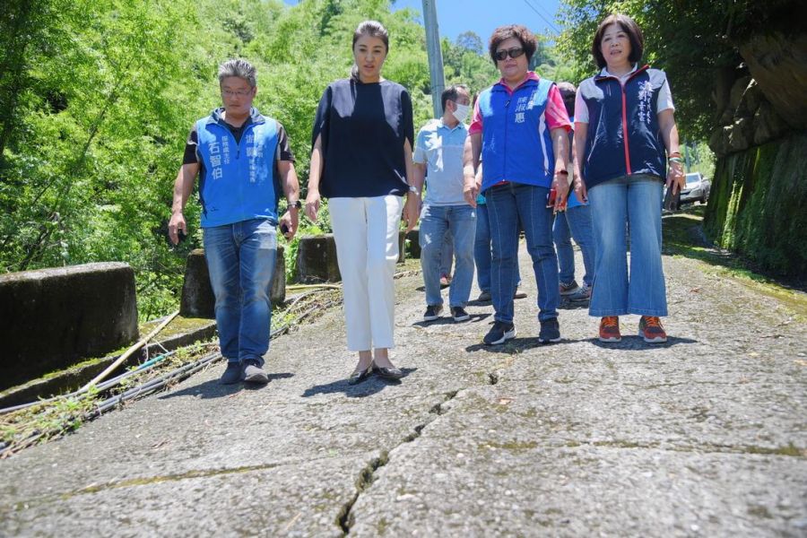 許淑華會勘集集、水里基層建設 核定逾千萬元改善