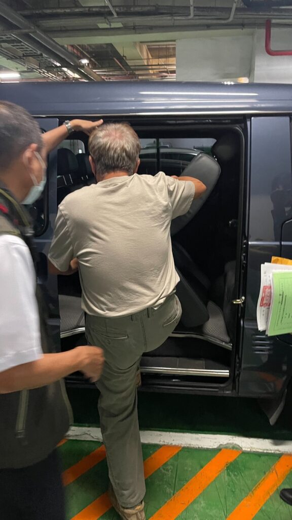 工程行王姓負責人遭到管收。翻攝畫面