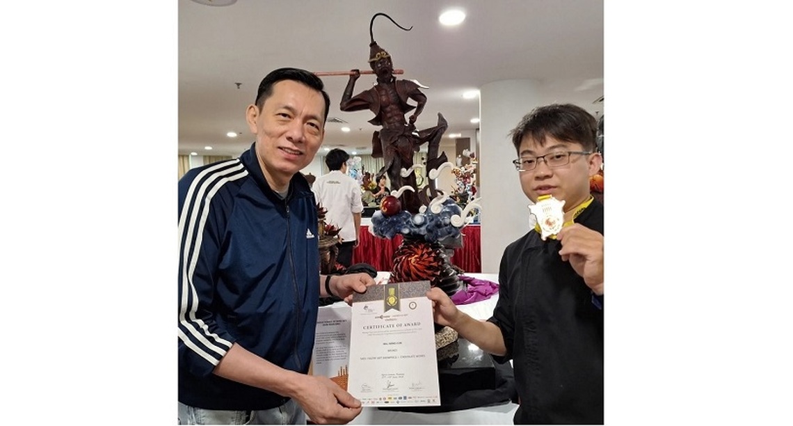 孫悟空72變驚豔世界 義守大學廚藝系 以巧克力奪BOTC國際廚藝大賽銅牌