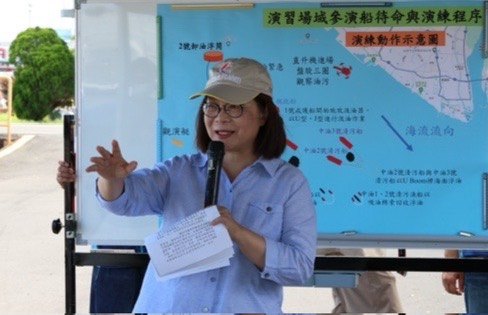 汲取經驗,加強應對 海洋委員會跨部會辦理油污應變演習