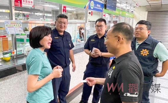 分局長張澤銘親自阻詐防詐 積極拜會金融機構共建防護網絡