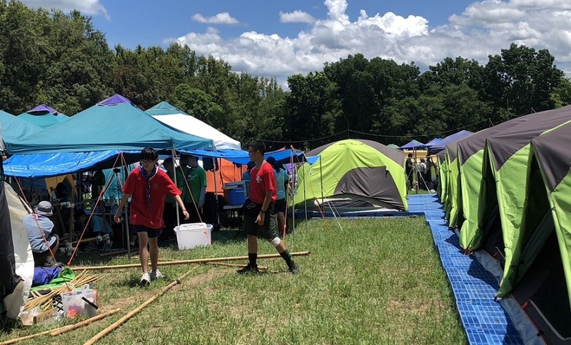 全國童軍大露營在台南走馬瀨農場辦7天
