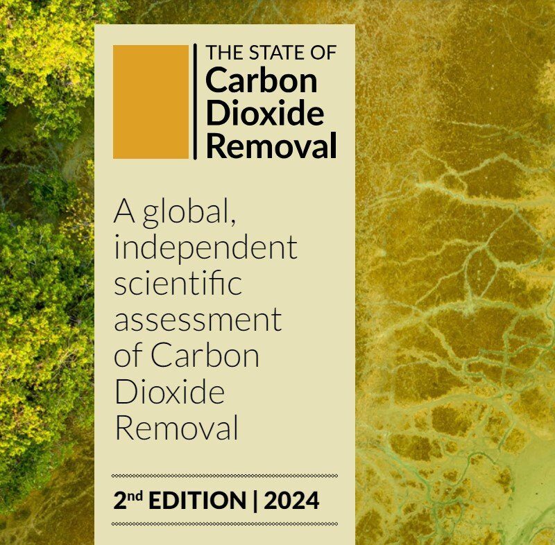 ▲ 牛津大學2024全球碳移除報告 The State of Carbon Dioxide Removal 2nd Edition. (圖:Stateofcdr.org)
