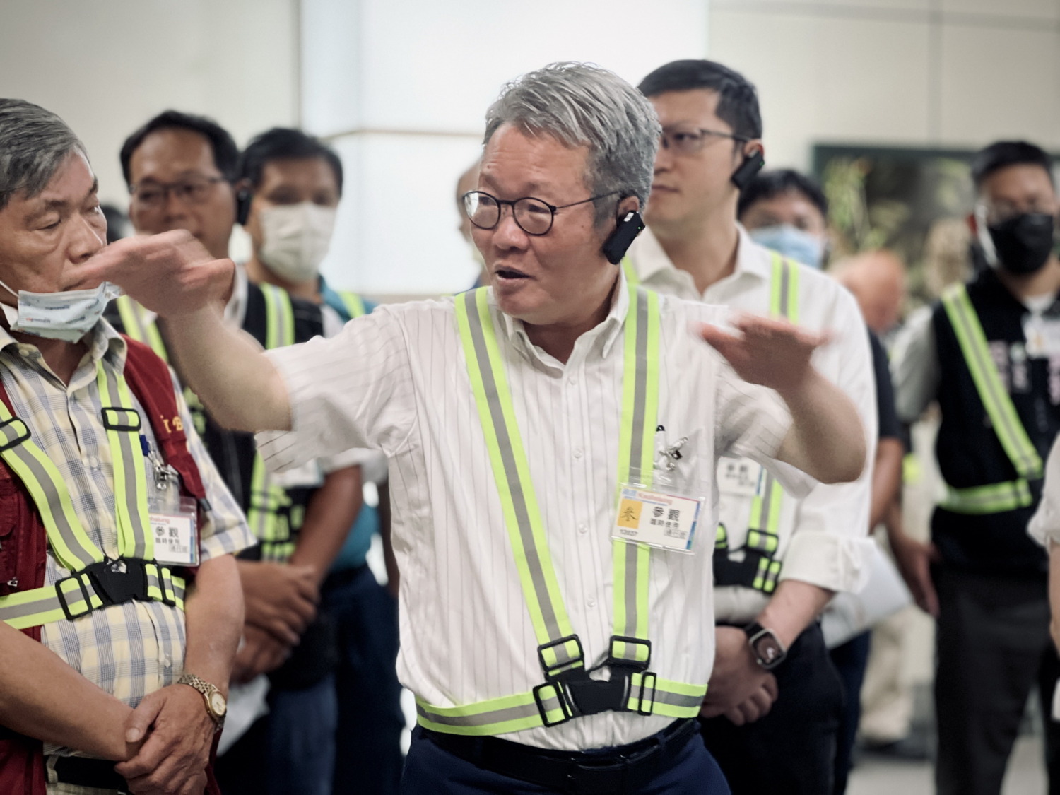 陳金德視察高雄國際機場 宣布擴建新航廈工程正式啟動