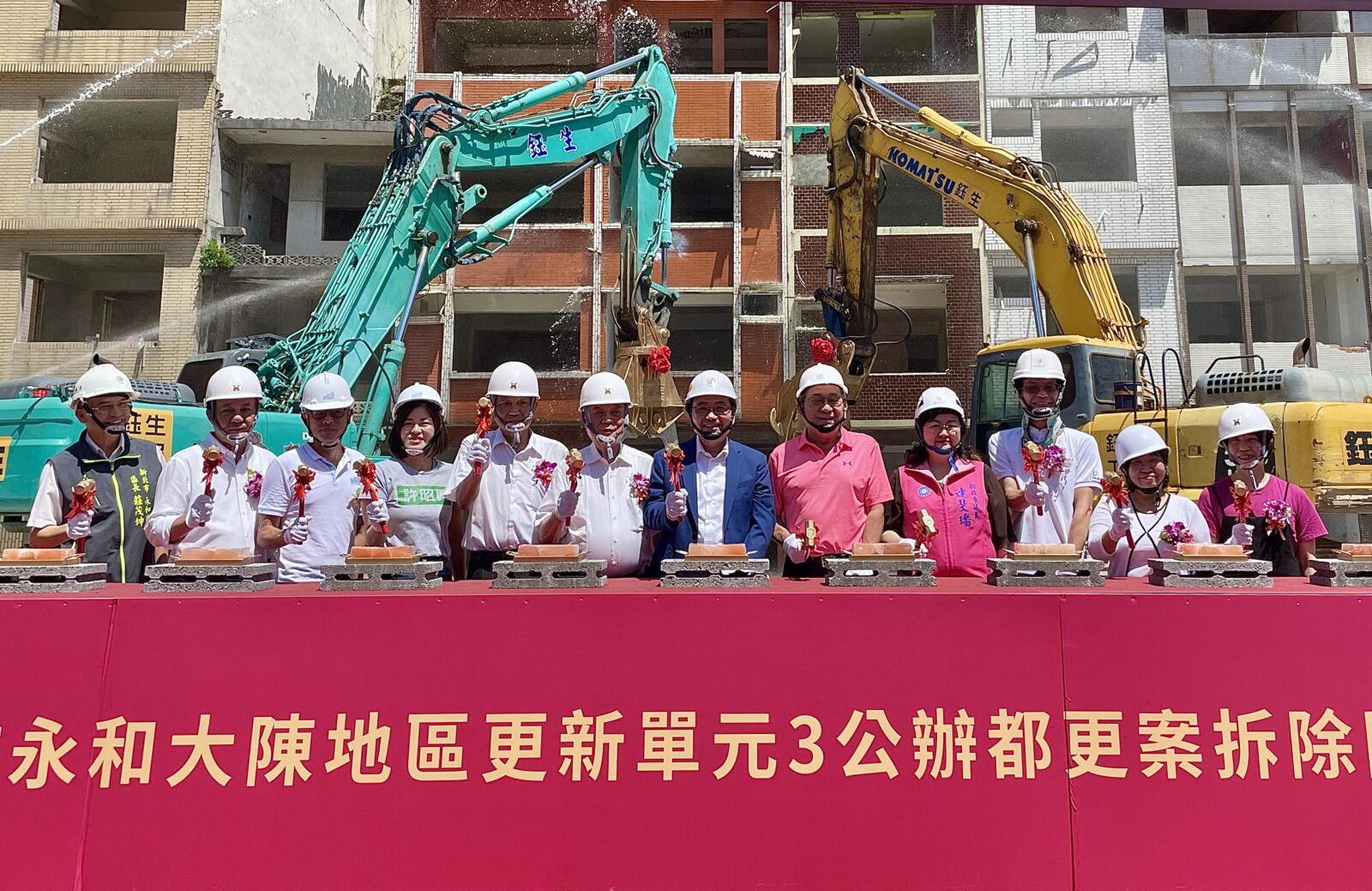 【有影】永和大陳單元3拆除興建 侯友宜:期待再次翻轉新北城市風貌 233 CNEWS195240712a01