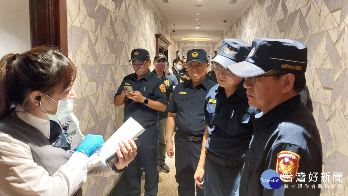 局長吳坤旭至桃園分局親自主持勤教並率隊執行