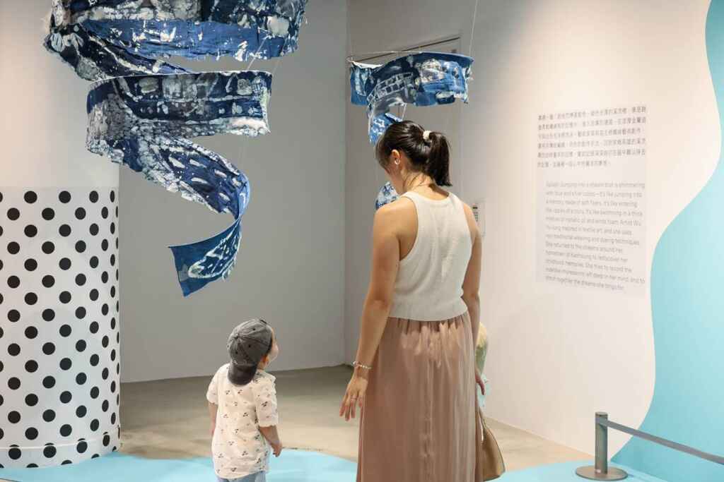 ▲國美館兒藝基地推出了全新的兒童藝術教育展《「我記得……」:關於記憶與想像的拼貼》。(國美館提供)