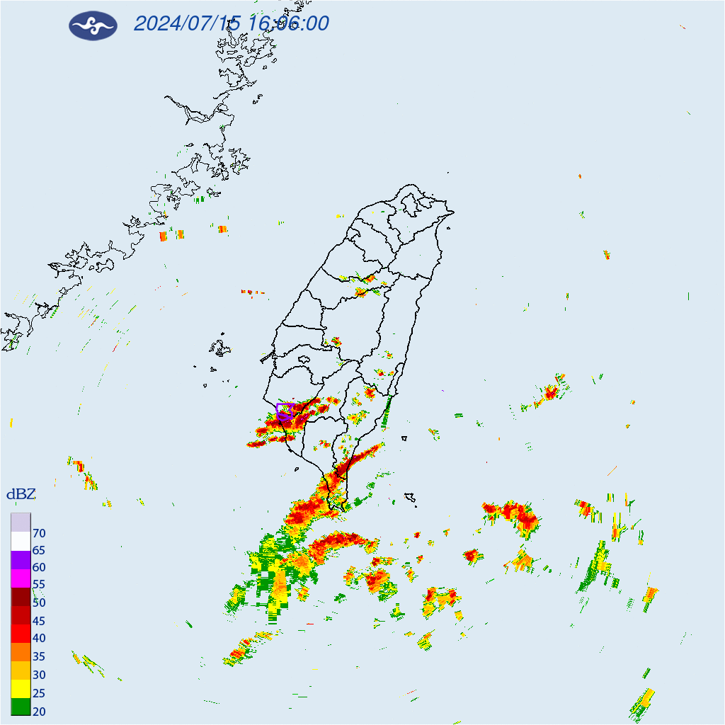 ▲氣象署對4區域發布大豪雨警報，慎防雷擊強陣風（圖／翻攝自氣象署 官網）
