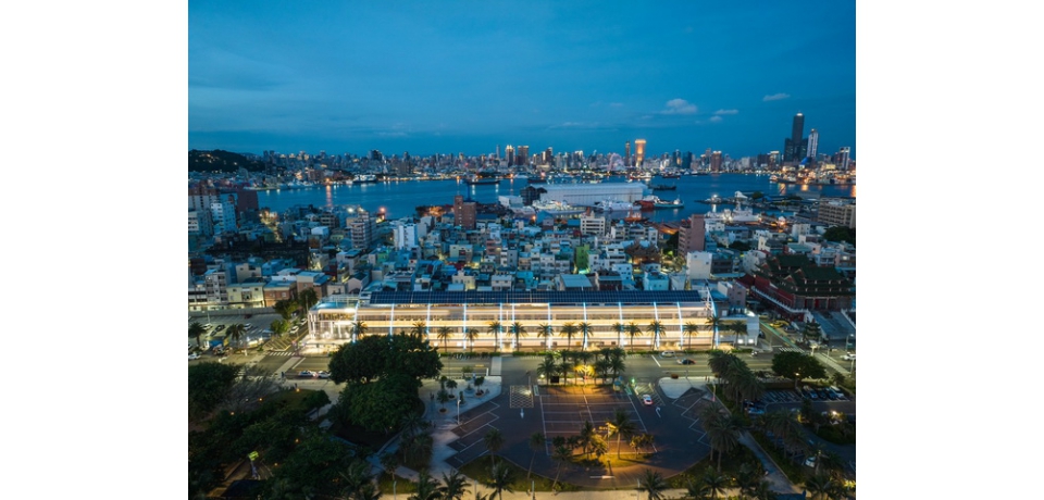 旗津海岸新地標 高雄旗后觀光市場整體外牆修繕完工 與絕美夕陽共同迎接旗津風箏節以及暑期觀光季