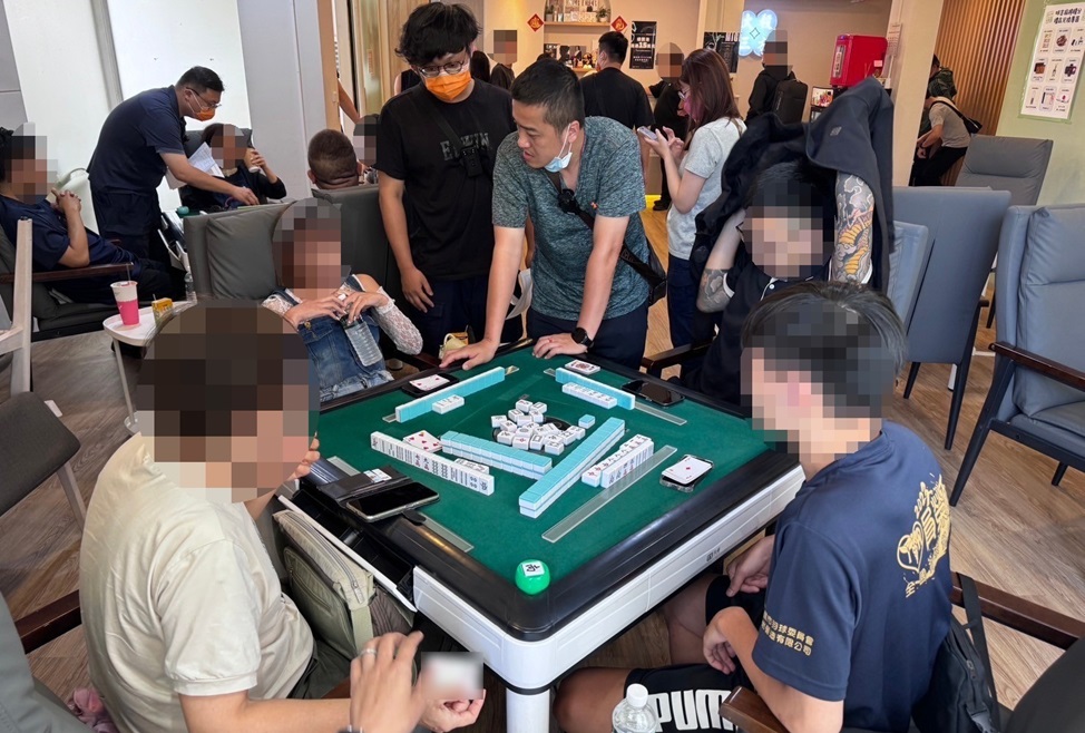 ▲圖說:暗地經營賭場的「桌遊館」曾被警方取締,捲土重來再遭查獲 (圖/台中市政府 提供)