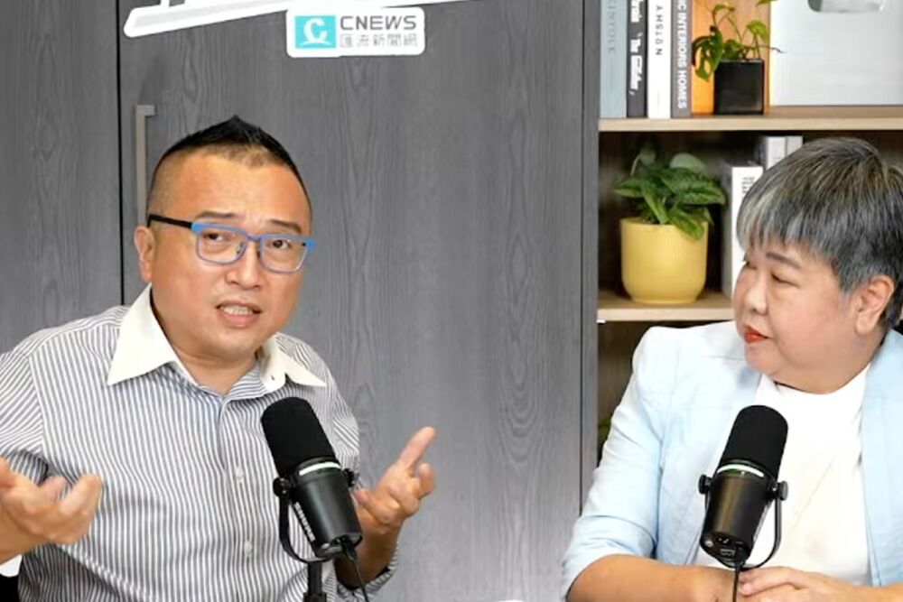 中午來開匯/反綠營抹紅民眾黨 周榆修:勿把媽媽當匪諜 239 照片來源:CNEWS匯流新聞網
