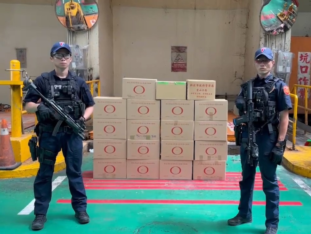 銷燬近億元毒品 新北20名員警荷槍實彈押送 236 cnews204240716a07