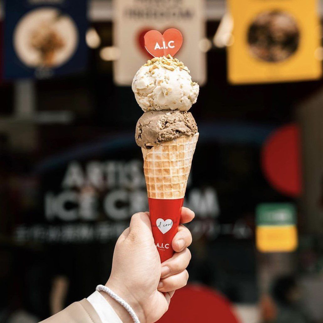 AIC品牌名稱來自英文「Artisan Ice Cream」,中文翻譯為「手工冰淇淋」。這個名稱充分體現了品牌對於手工製作和高品質的堅持。(圖/業者提供)