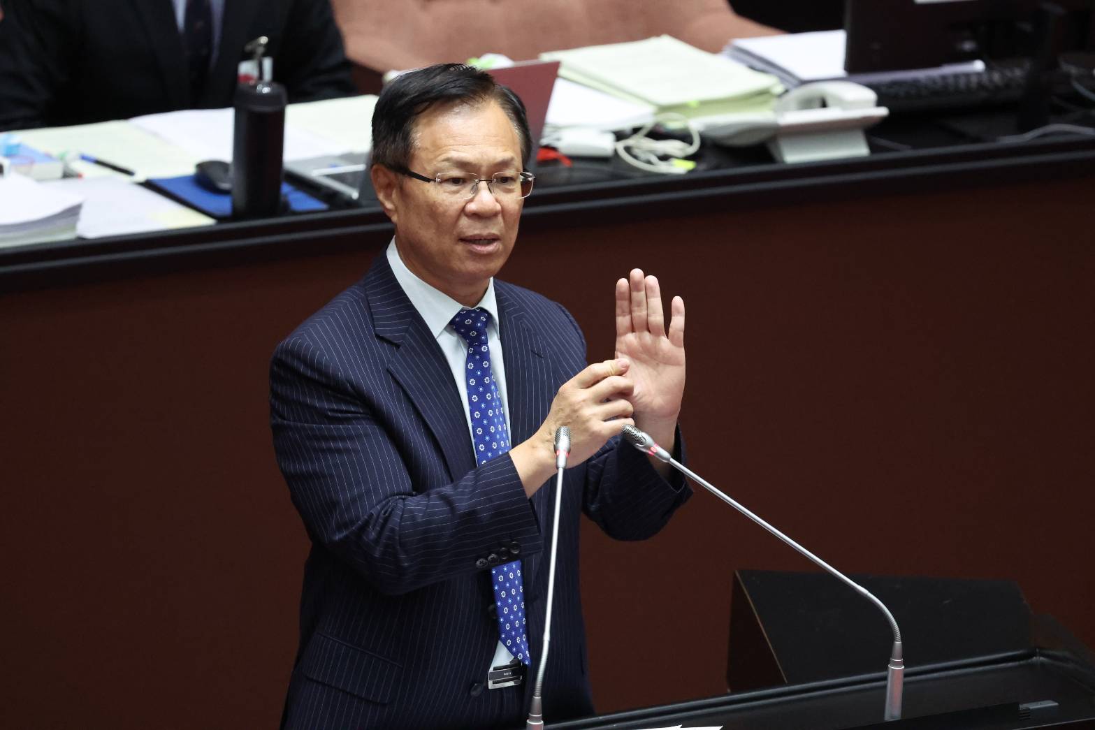 張啓楷表示,台灣是一個法治社會,不論執政黨對於目前的立法有多不滿意,都應該秉持法治精神。(圖/張啓楷國會辦公室)