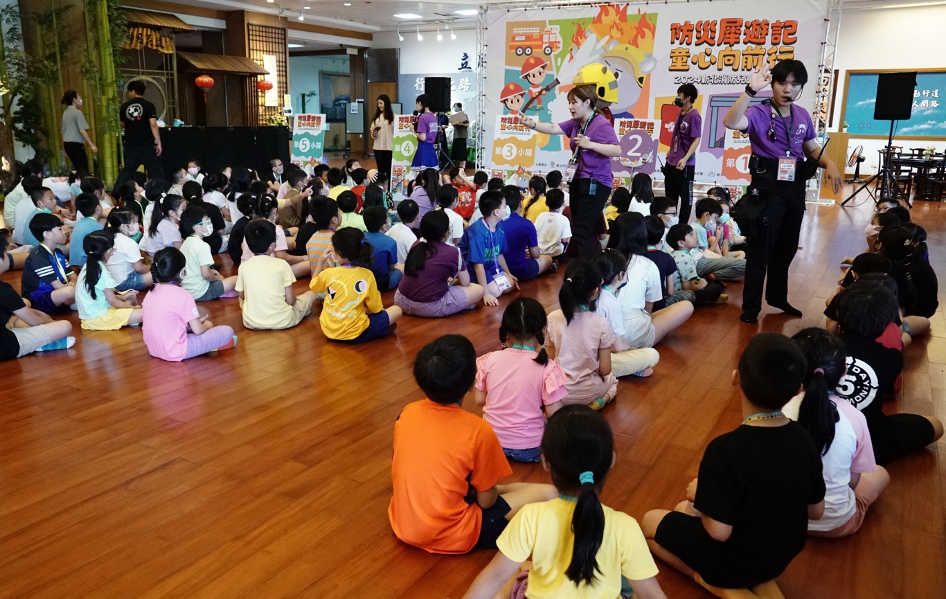 7月16至7月17日「新北防災犀遊記」第三場次在慈濟板橋志業園區登場。