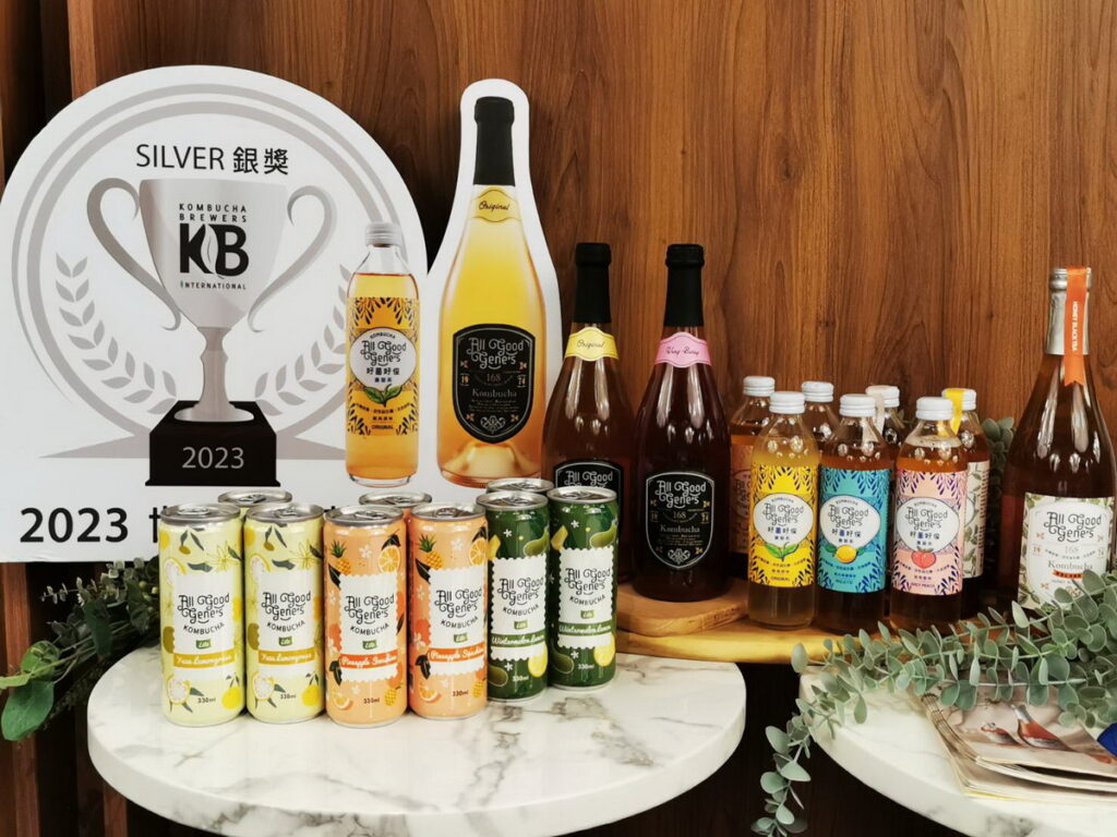 康普茶展示產品