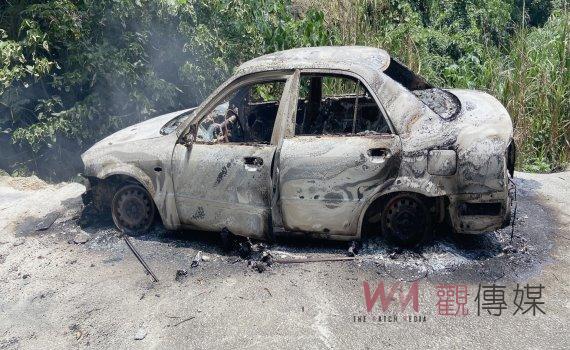 彰化市田坑路一段驚傳火燒車!駕駛座發現碳化遺體