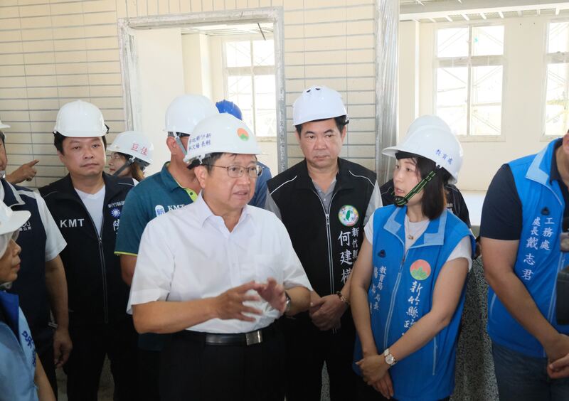 楊文科18日表示,豐采520塌陷案,縣府動將此案移送地檢署偵辦,至今仍在停工狀態,他未來會向法官說明,盼還清白。 新竹縣政府提供