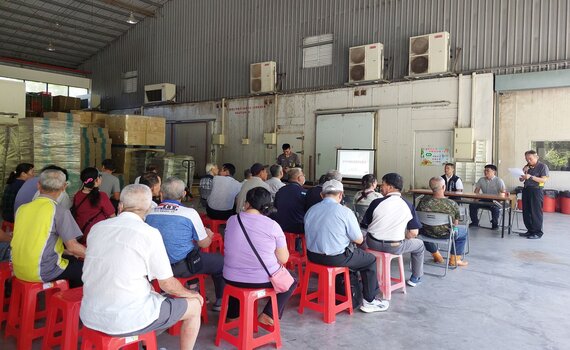 中市農業局輔導產銷班共同防治   友善資材有「蟻」套