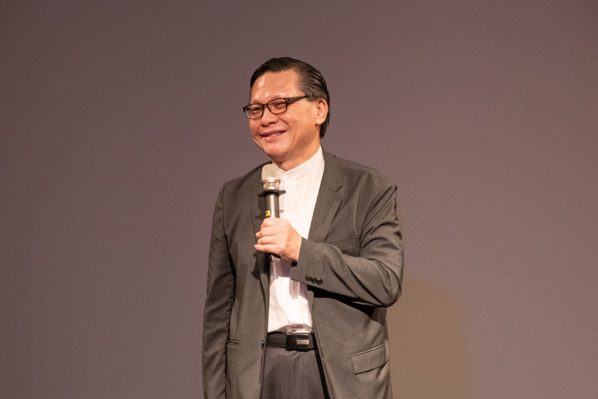 社團法人中華翰維文化推廣協會理陳春霖事長致詞。(社團法人中華翰維文化推廣協會提供)