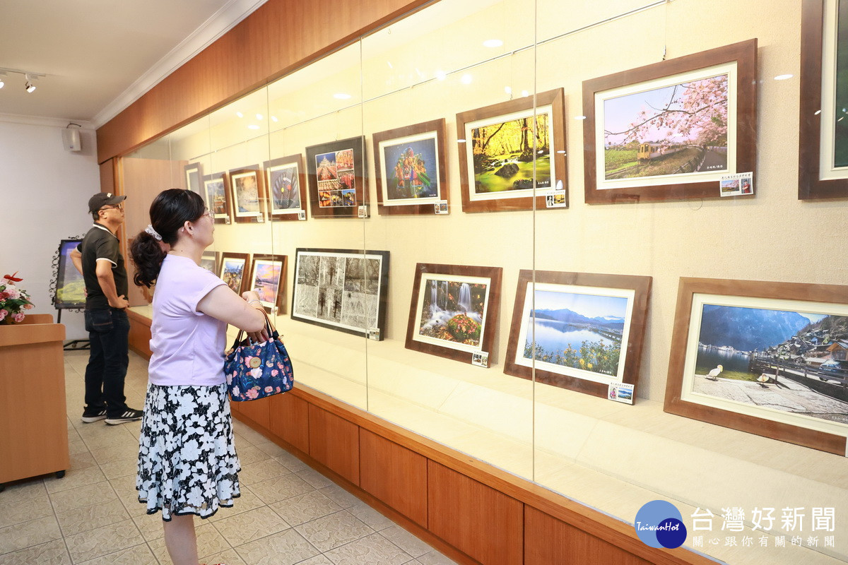 每幅作品都展現出南投之美。(縣府提供)