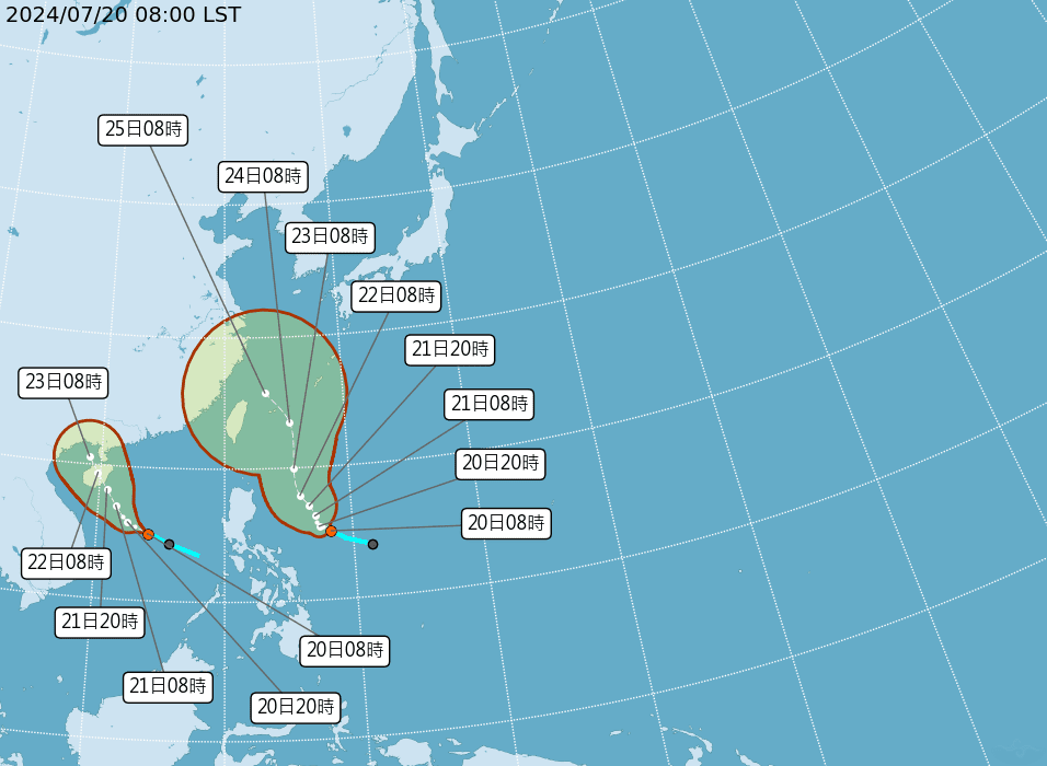 TD05恐成中度颱風 23日起天文大潮增淹水風險