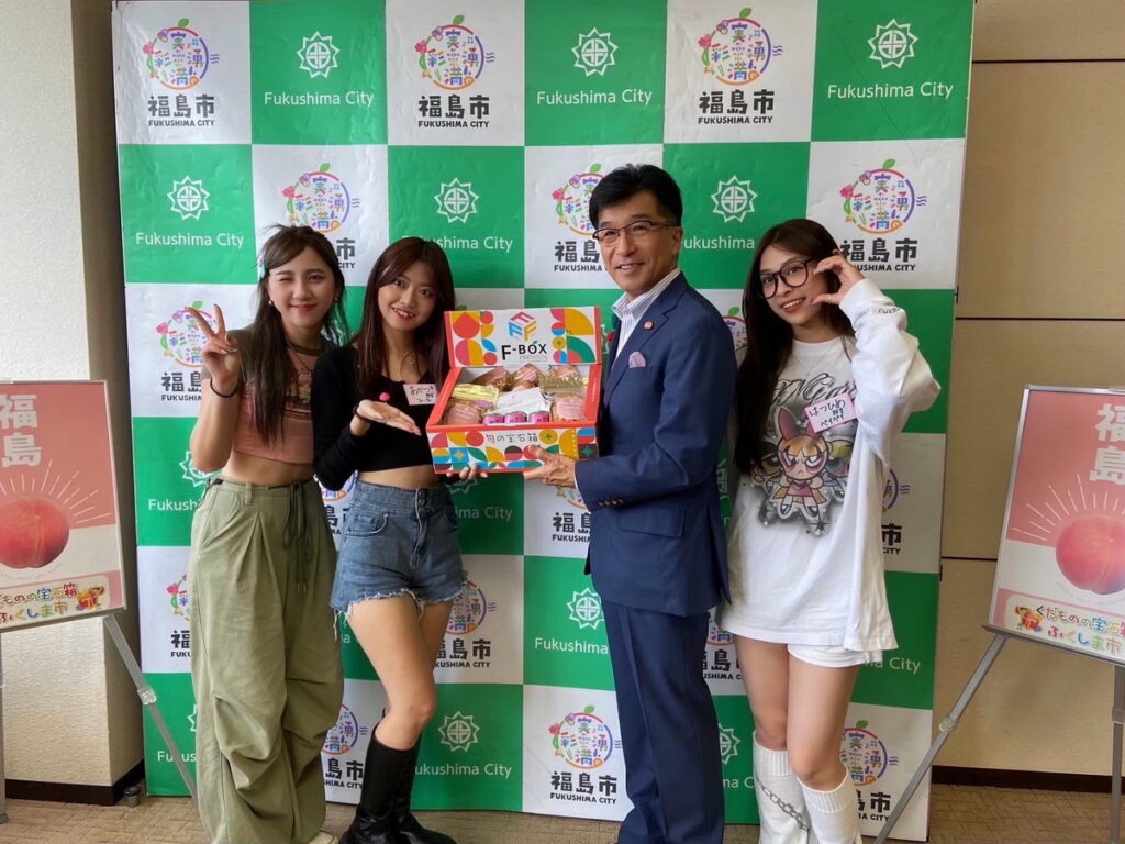 女團《SVETA》受邀前往日本和福島與當地首長一起交流台日文化
