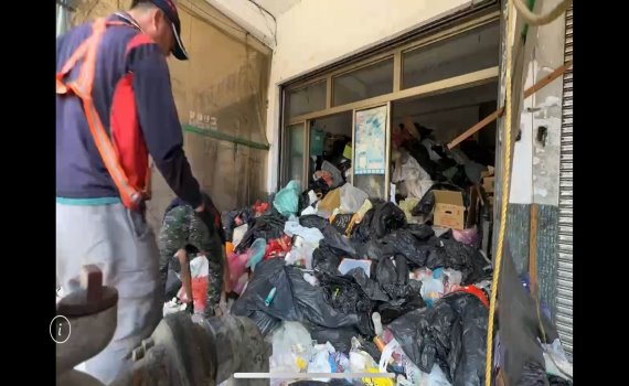 垃圾山困擾街坊 彰化市清潔隊強制清除1.3噸廢棄物