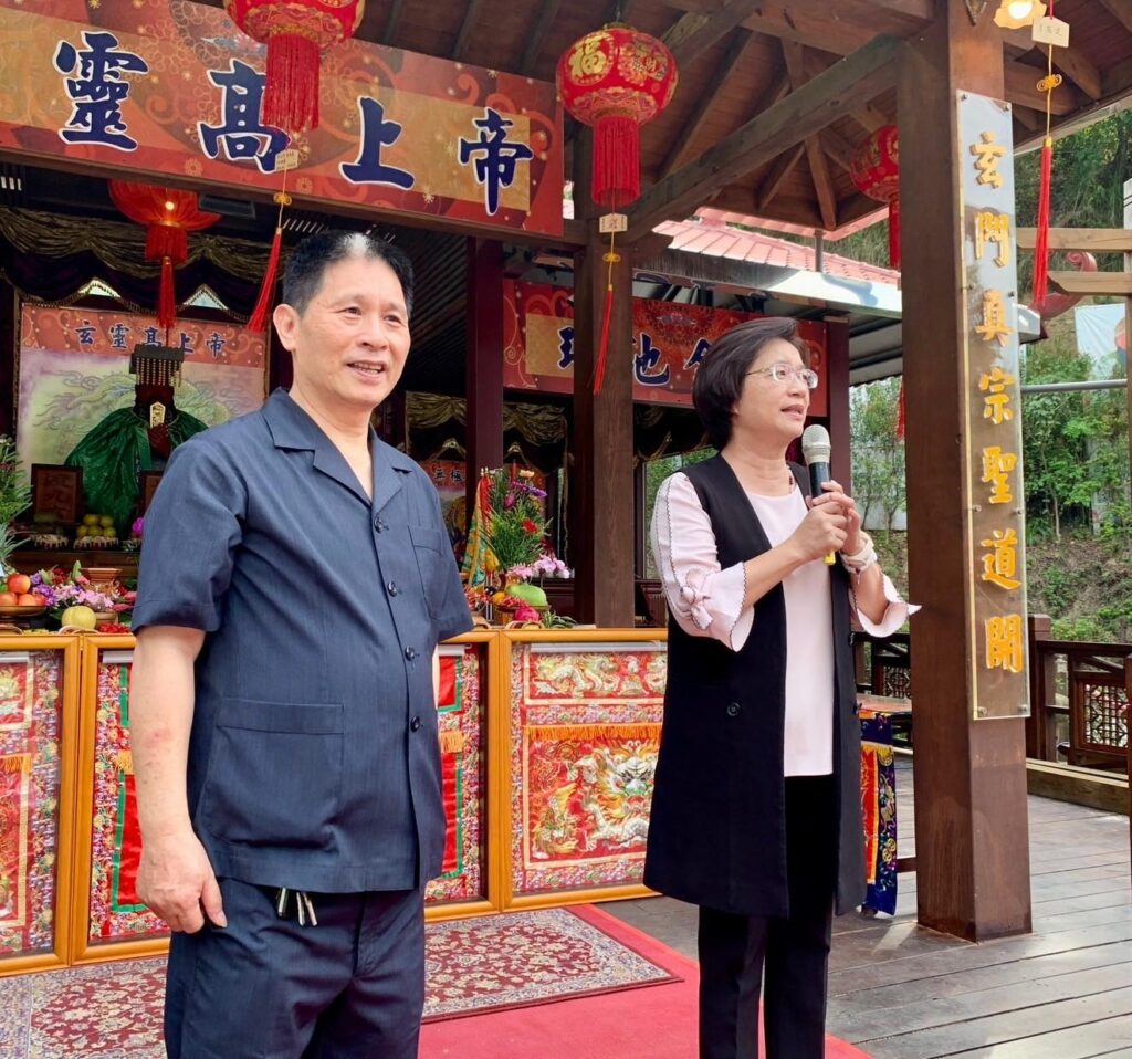 彰化縣縣長王惠美。關聖帝君玄門山臉書提供 