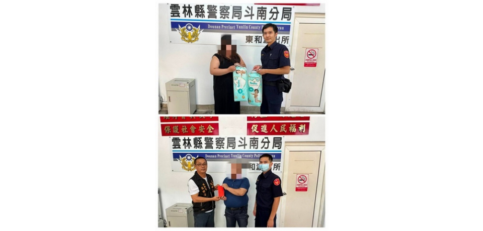 家境清寒警鼻酸 雲林縣東和警與建德寺送暖「揪感心」