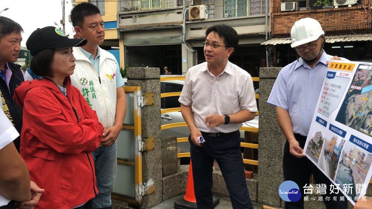 適逢年度天文大潮遇凱米颱風來襲　周春米視察沿海地區抽水設備