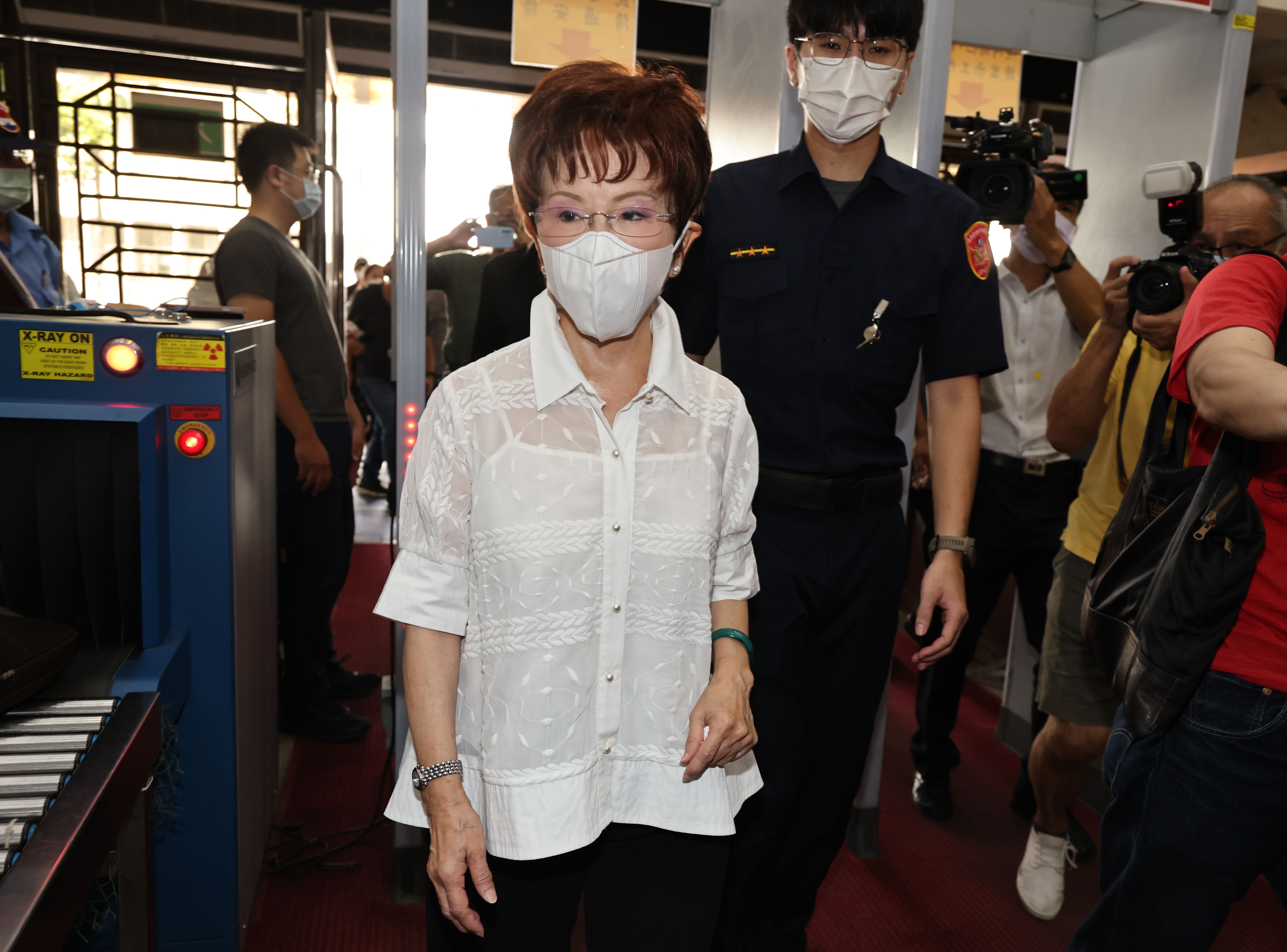 洪秀柱表示,拜登退選和她當年情況完全不一樣,她當時已通過國民黨正式提名。資料照片/林啟弘攝