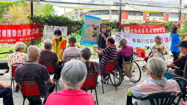 ▲彰化監理站推廣機車上駕訓課程。（彰化監理站提供）