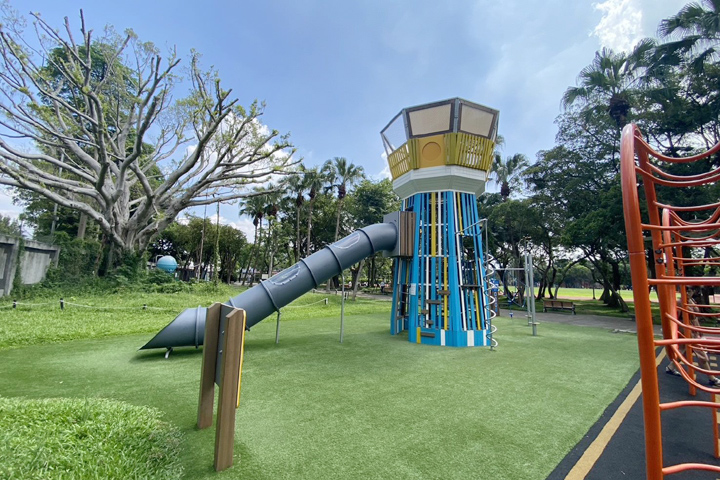 北市公園新設施開箱!中山樹果遊戲場、民權塔臺遊戲場趣味十足