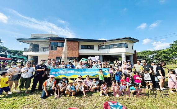 第三屆竹子社區夏日親子泡泡派對大小朋友都愛 黃偉紘理事長引領村青巧思 親子共融活動
