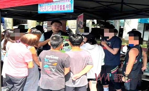 暑假開跑安心Fun暑假集集分局協助辦理熱力青春休閒活動及宣導
