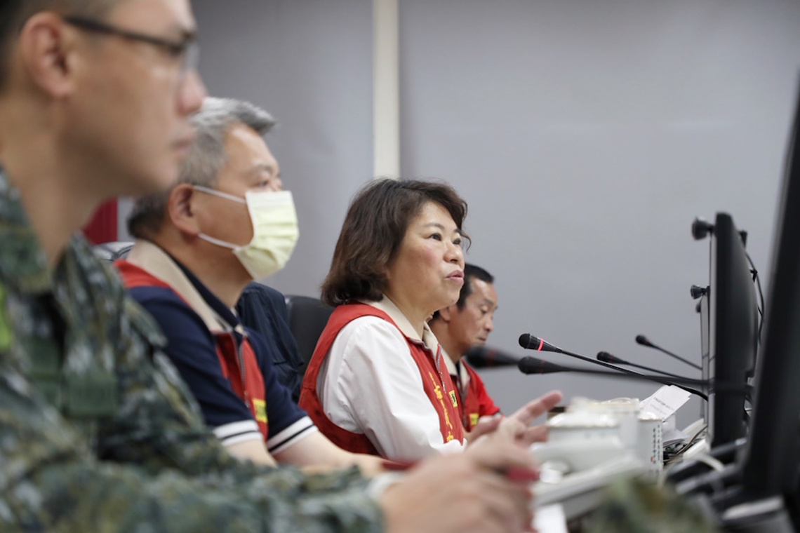 嘉義市災害應變中心一級開設 嚴陣以待 維護市民安全