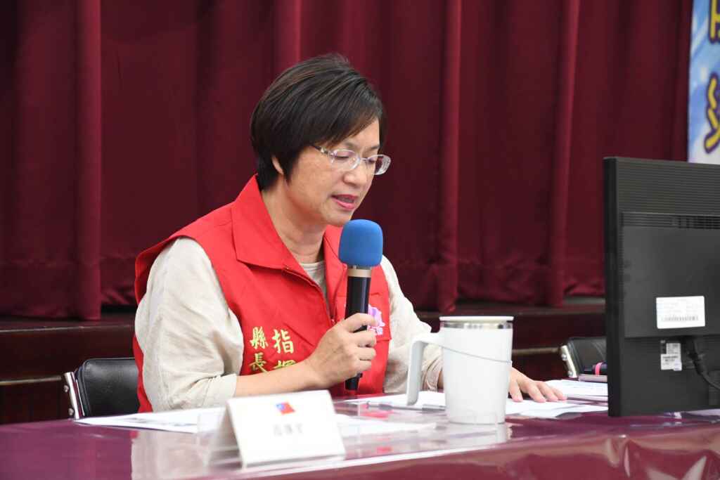 ▲因應強烈颱風凱米侵襲,彰化縣政府今天下午召開第2次防颱整備應變會議,加強整備勿掉以輕心。(彰化縣政府提供)