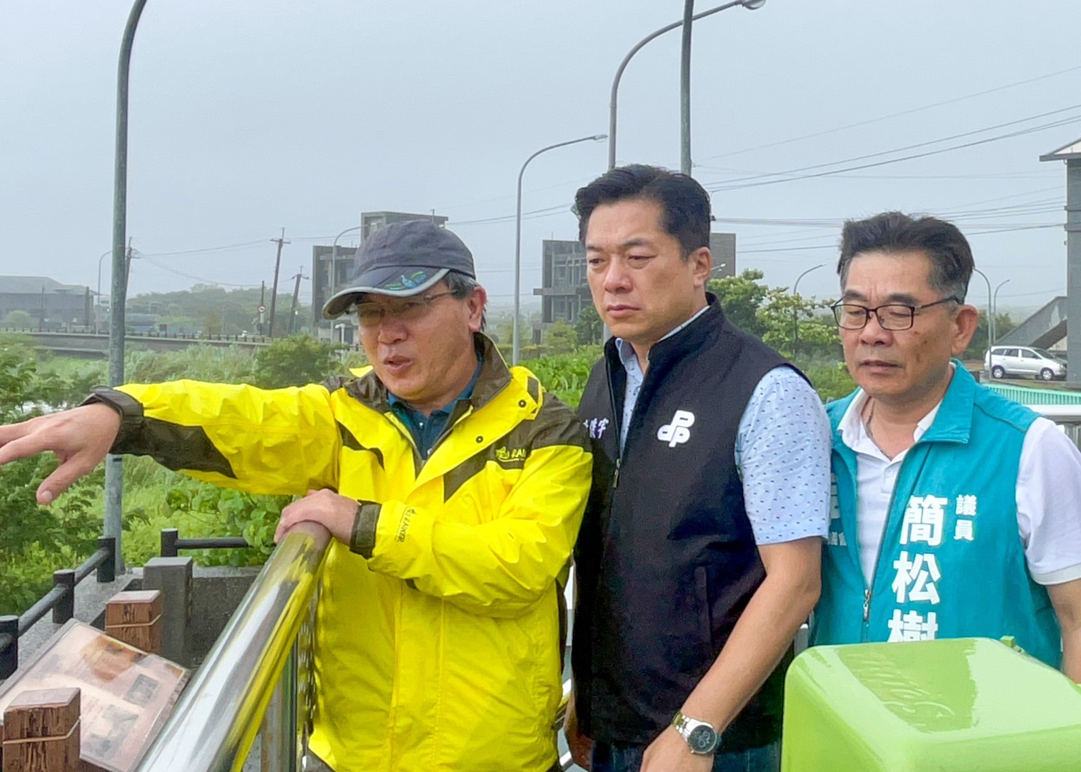 凱米來襲宜蘭首當其衝 陳俊宇邀水利署視察抽水站 222 凱米來襲宜蘭首當其衝 陳俊宇邀水利署視察抽水站 221