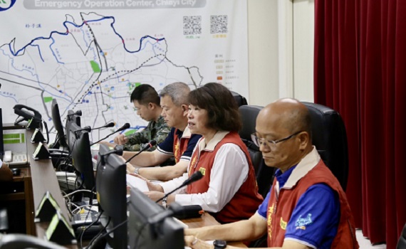 凱米颱風外圍環流影響嘉市 黃敏惠籲請市民留意豪大雨並減少外出