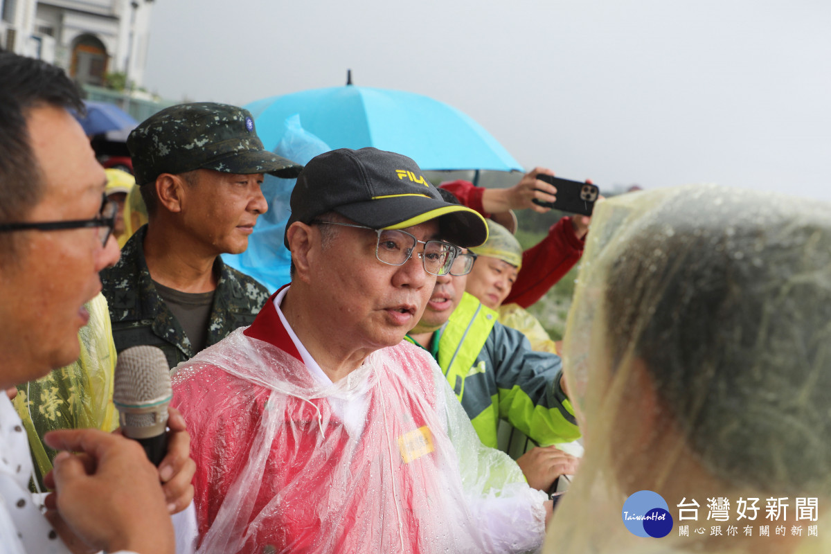 行政院長卓榮泰南下嘉義縣勘災/嘉義縣府提供